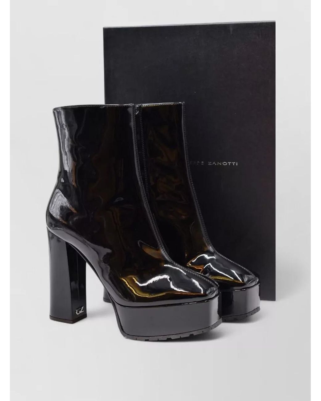 Giuseppe Zanotti Black Leather Ankle Boots