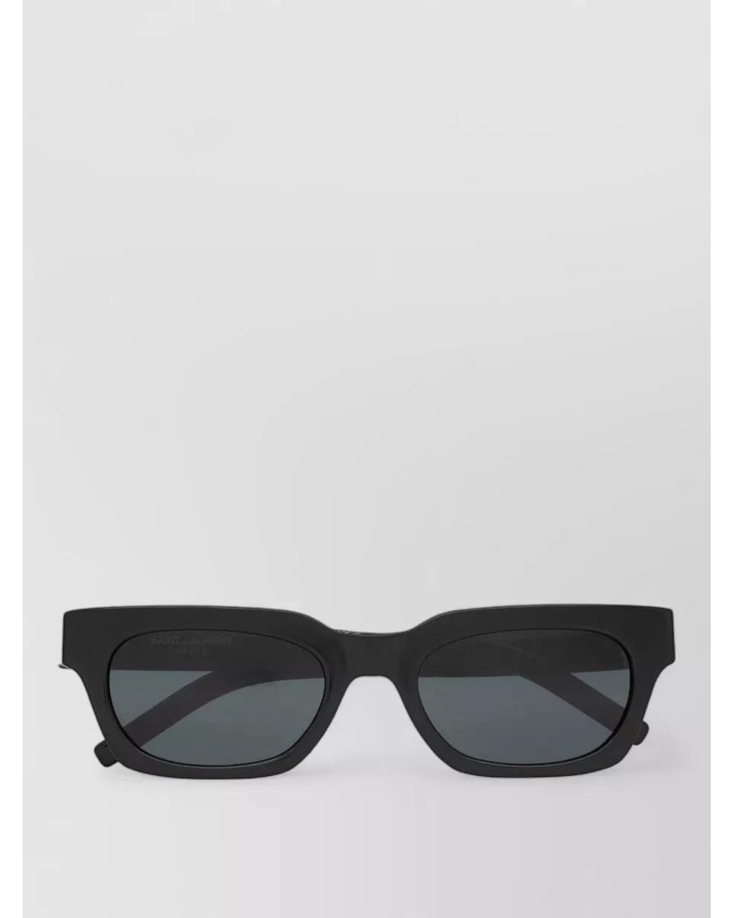 Saint Laurent Gray Acetate Sunglasses