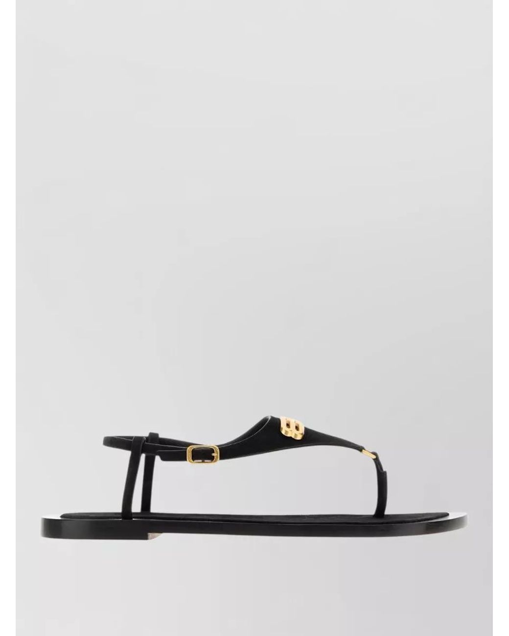 Balenciaga Multicolor Suede Thong Sandals