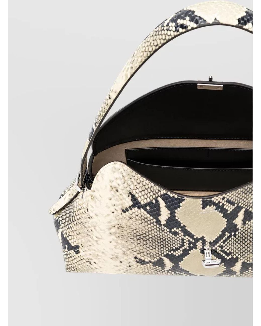 Totême  Natural Python Skin Shoulder Bag