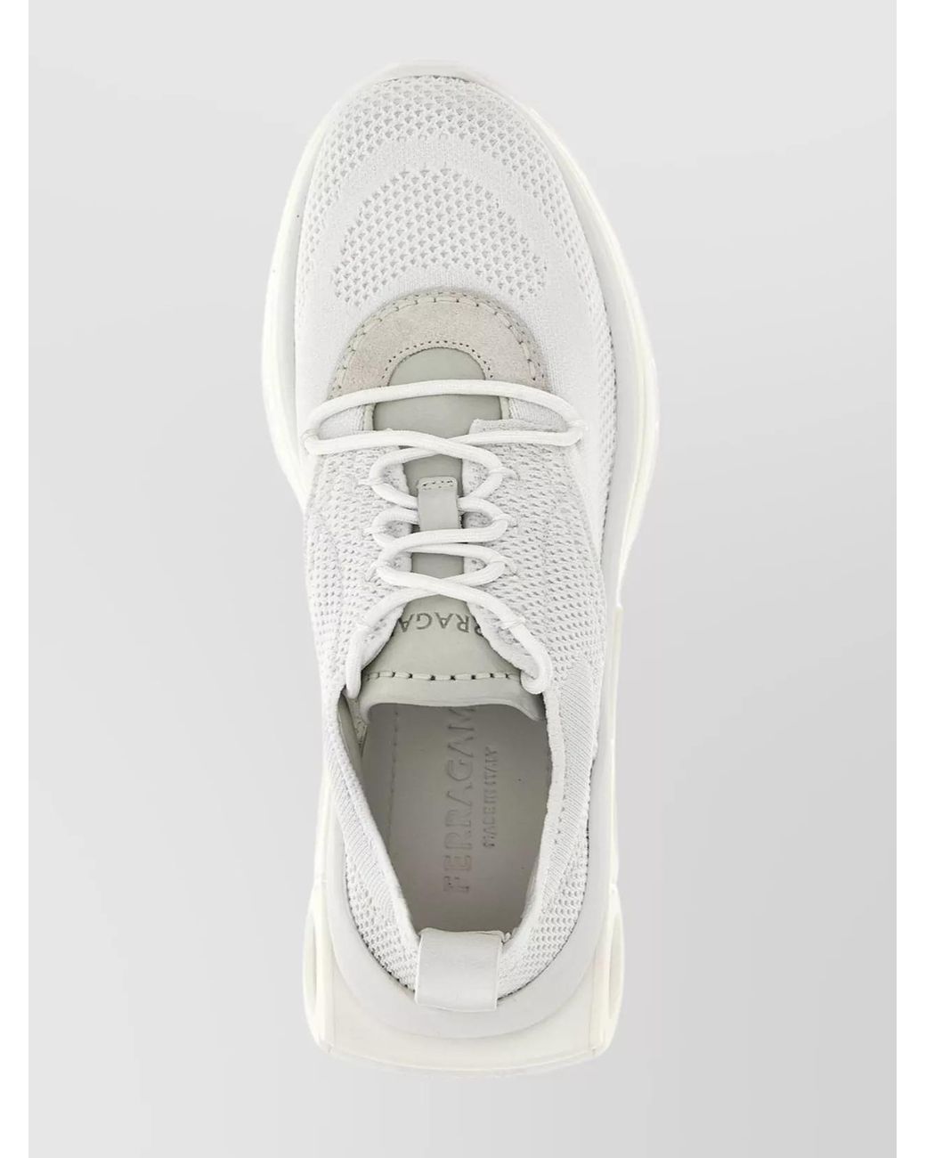Ferragamo White Mina Low-Top Sneakers