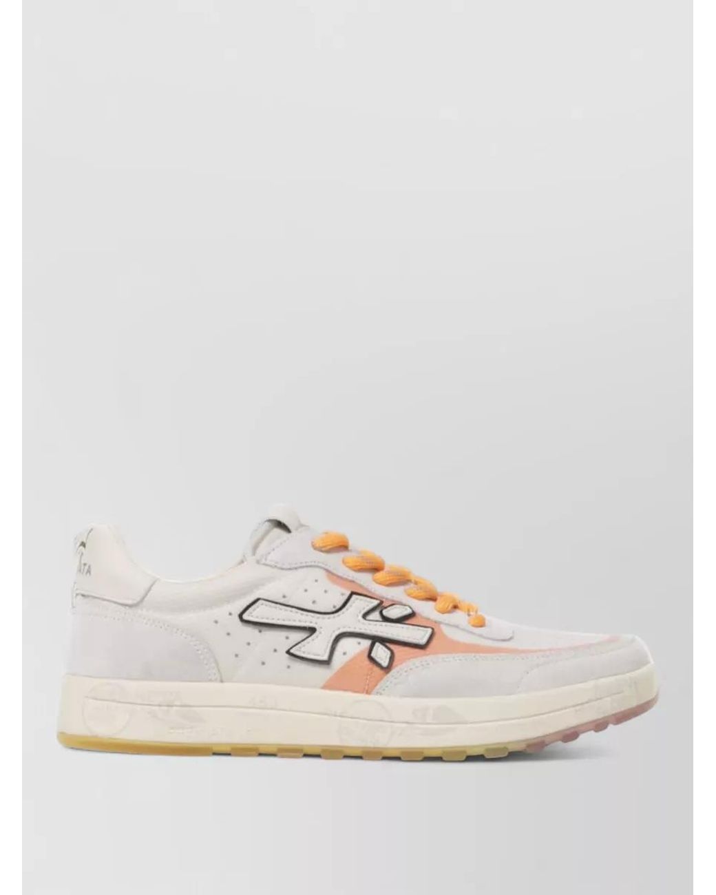 Premiata Natural Cotton Low-Top Sneakers for men
