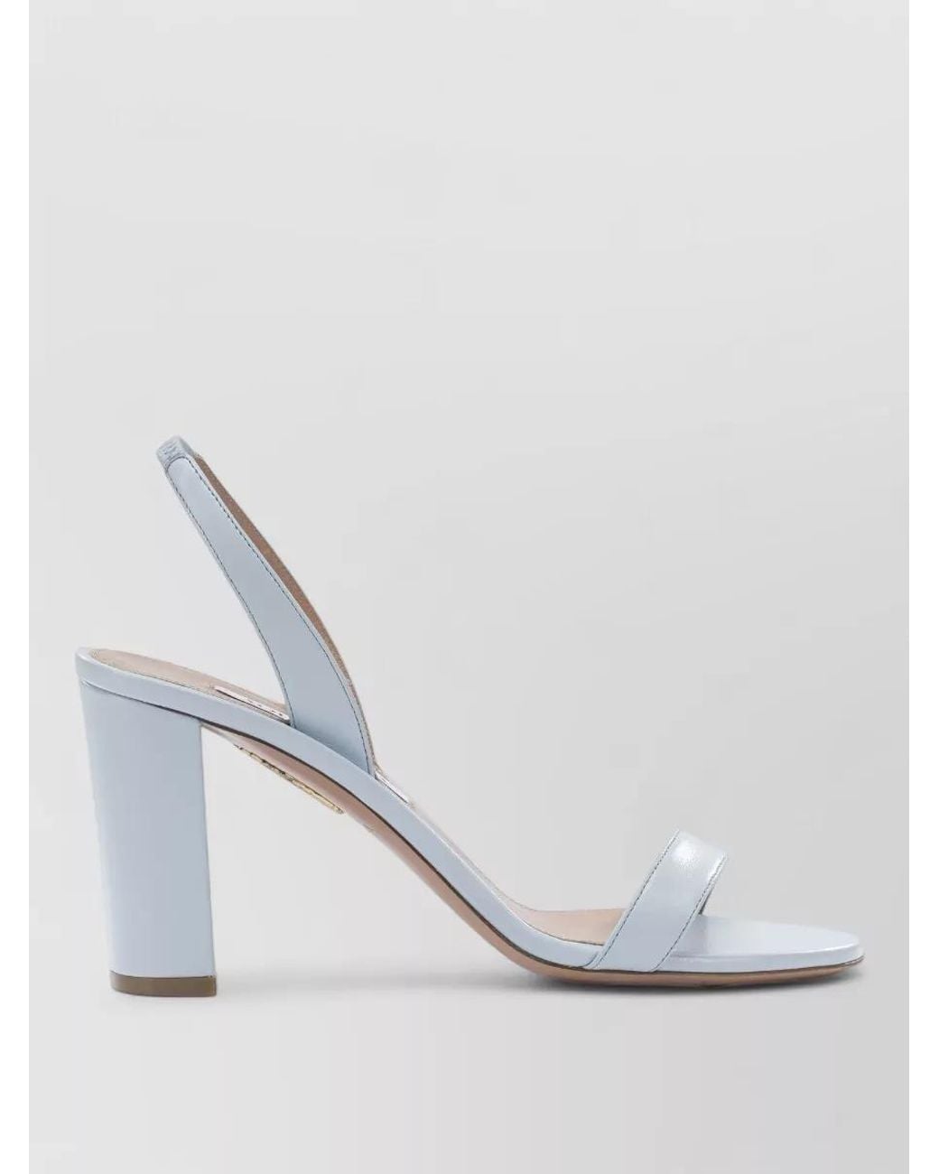 Aquazzura Multicolor Leather So Nude Block 85Mm Sandals