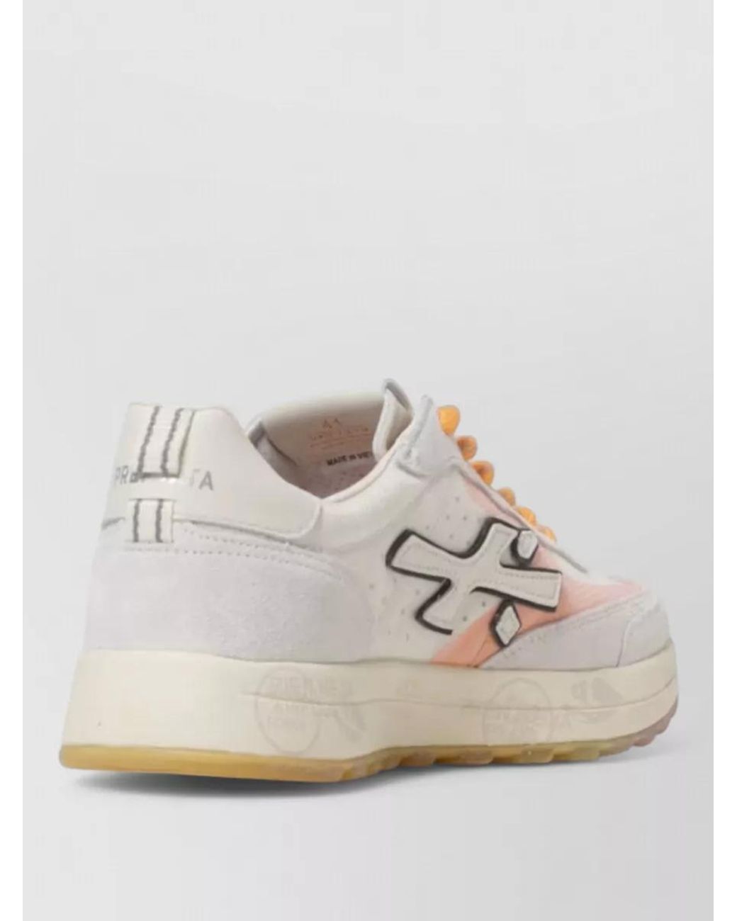 Premiata Natural Cotton Low-Top Sneakers for men