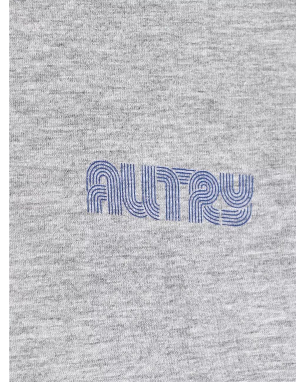 Autry Gray Short-Sleeve T-Shirt