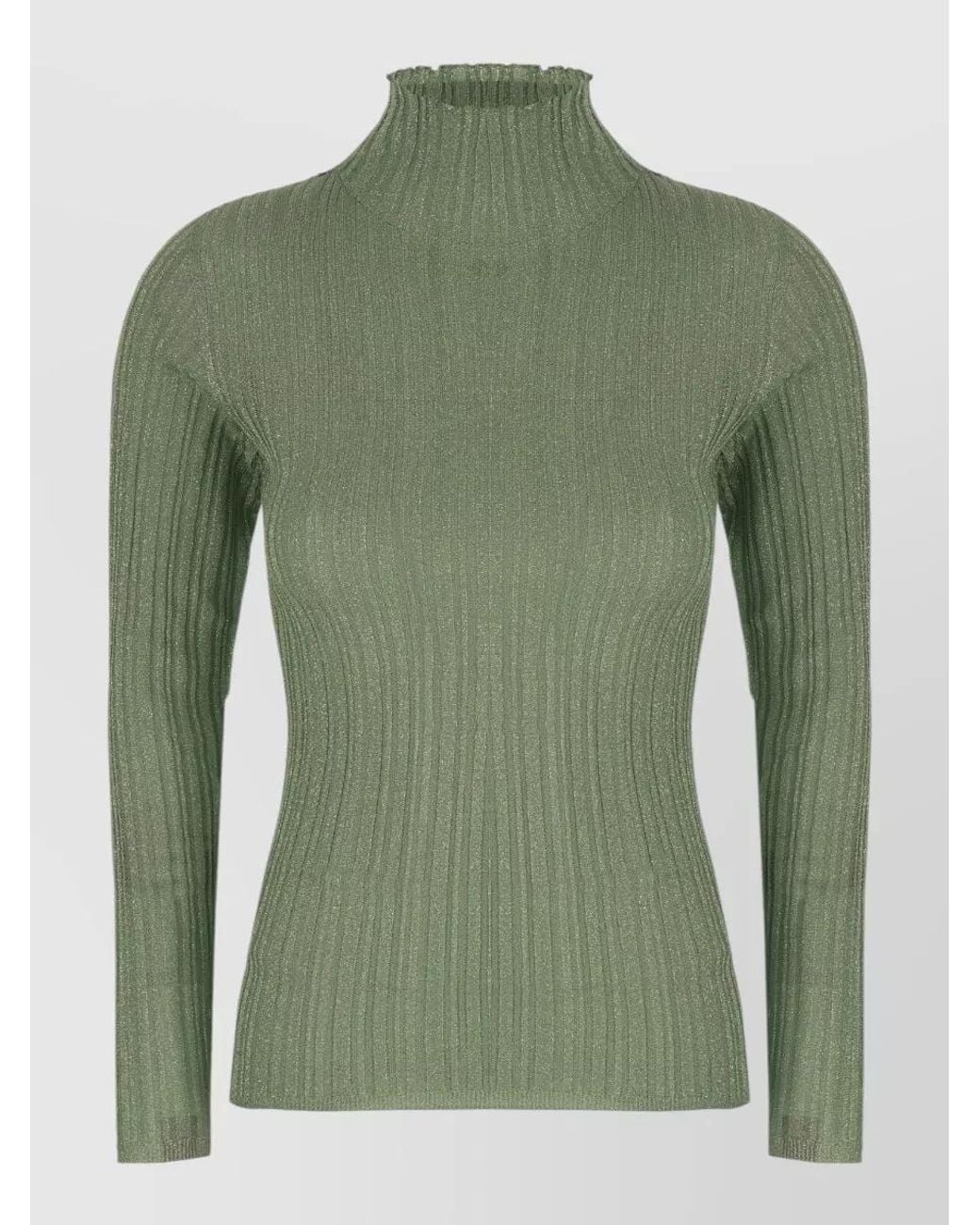 Fabiana Filippi Green Viscose Blend Sweatshirt