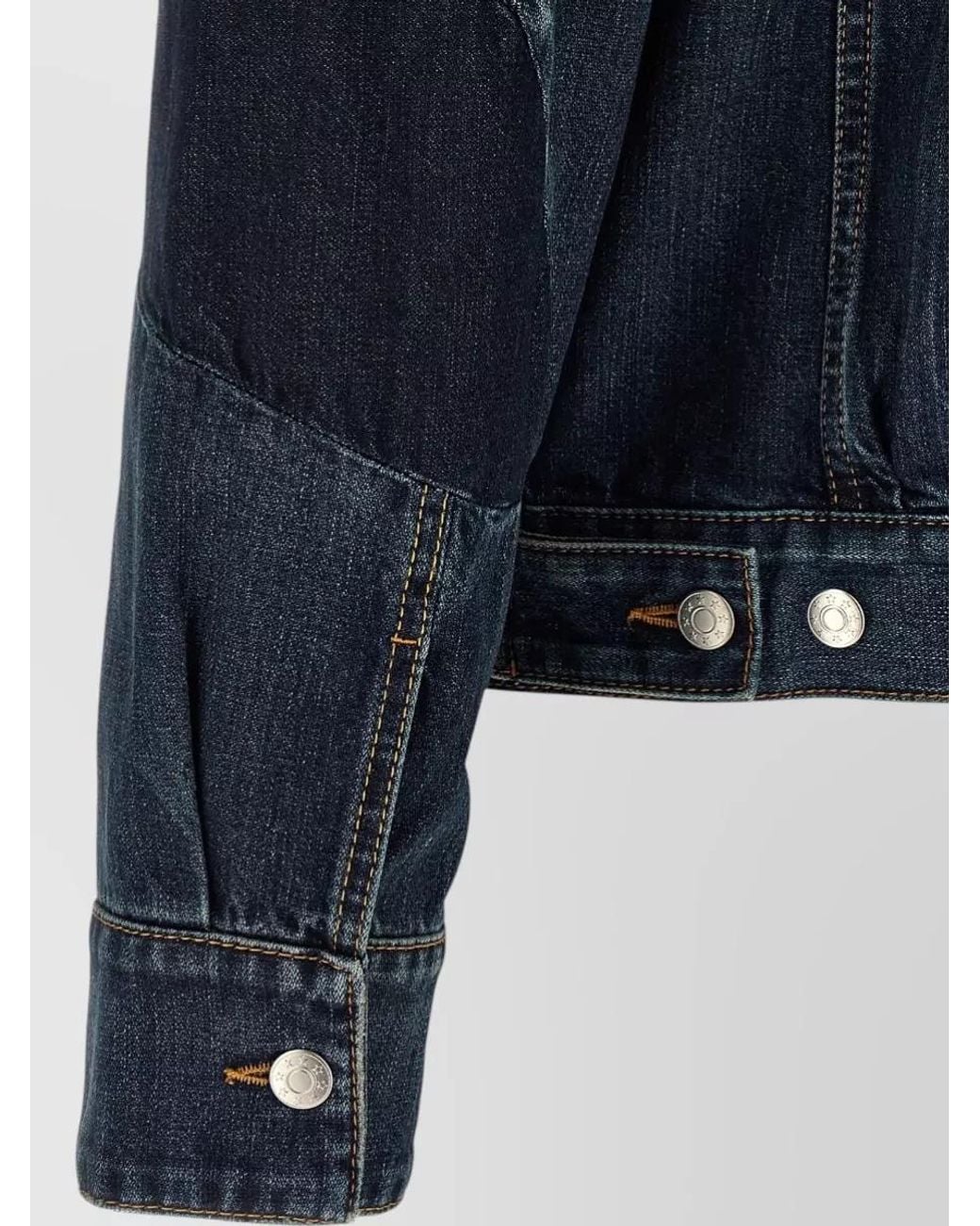NAMACHEKO Blue Denim Single Breasted Jacket for men
