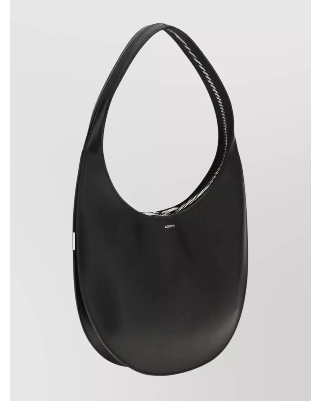 Coperni Black Swipe Medium Leather Shoulder Bag