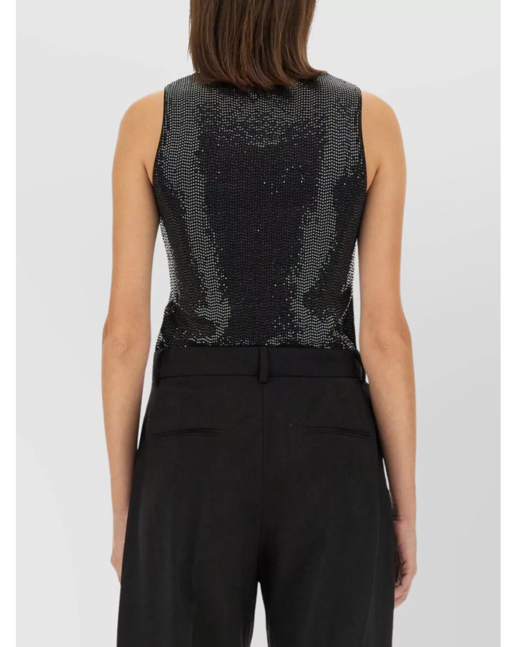 MCM Black Regular-Fit Tank Top