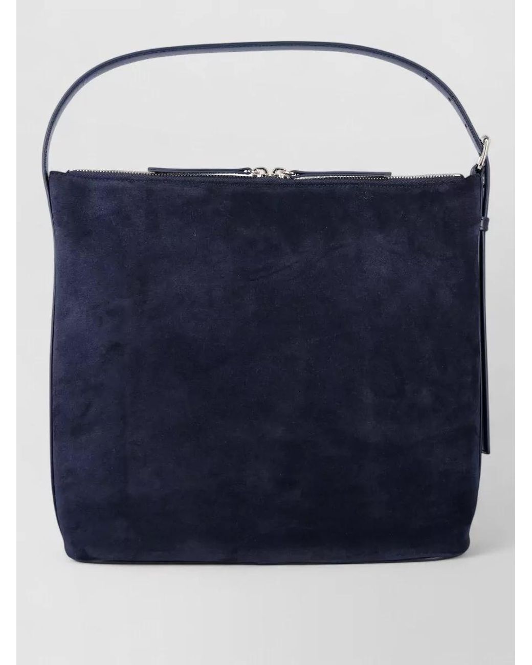 A.P.C. Blue Vera Leather Shoulder Bag