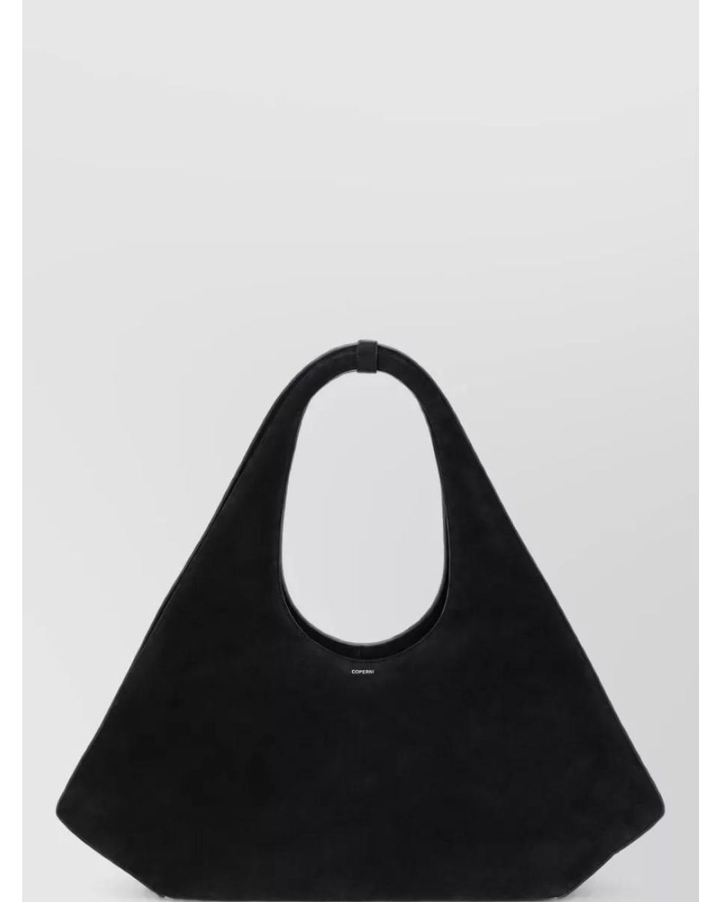 Coperni Black Leather Tote Bag