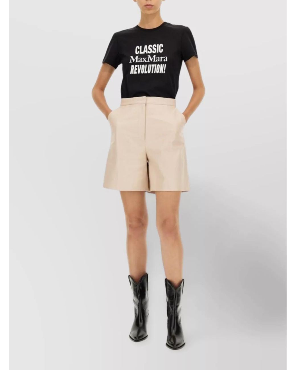 Max Mara Black Classic Revolution T-Shirt