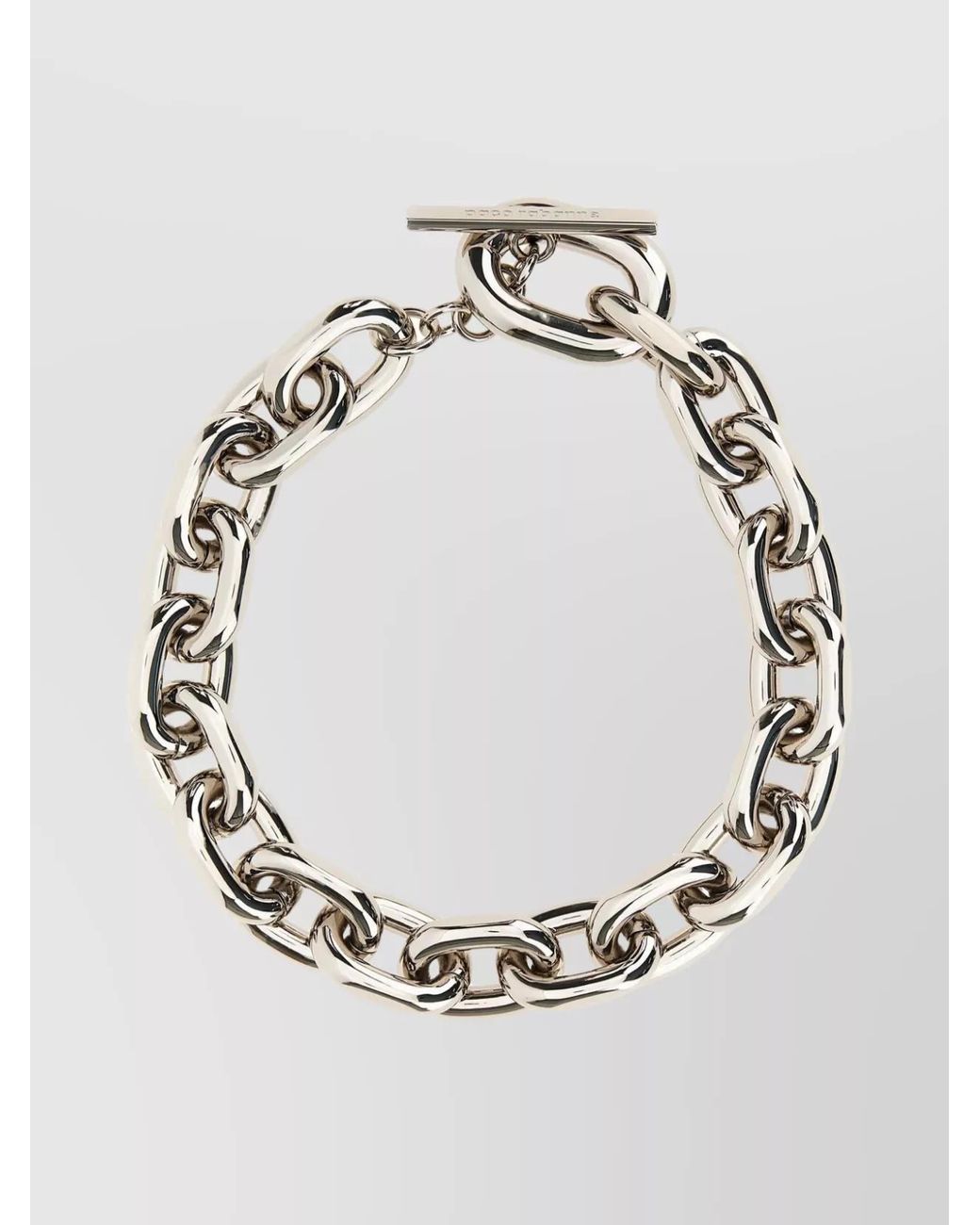 Rabanne Metallic Xl Link Necklace