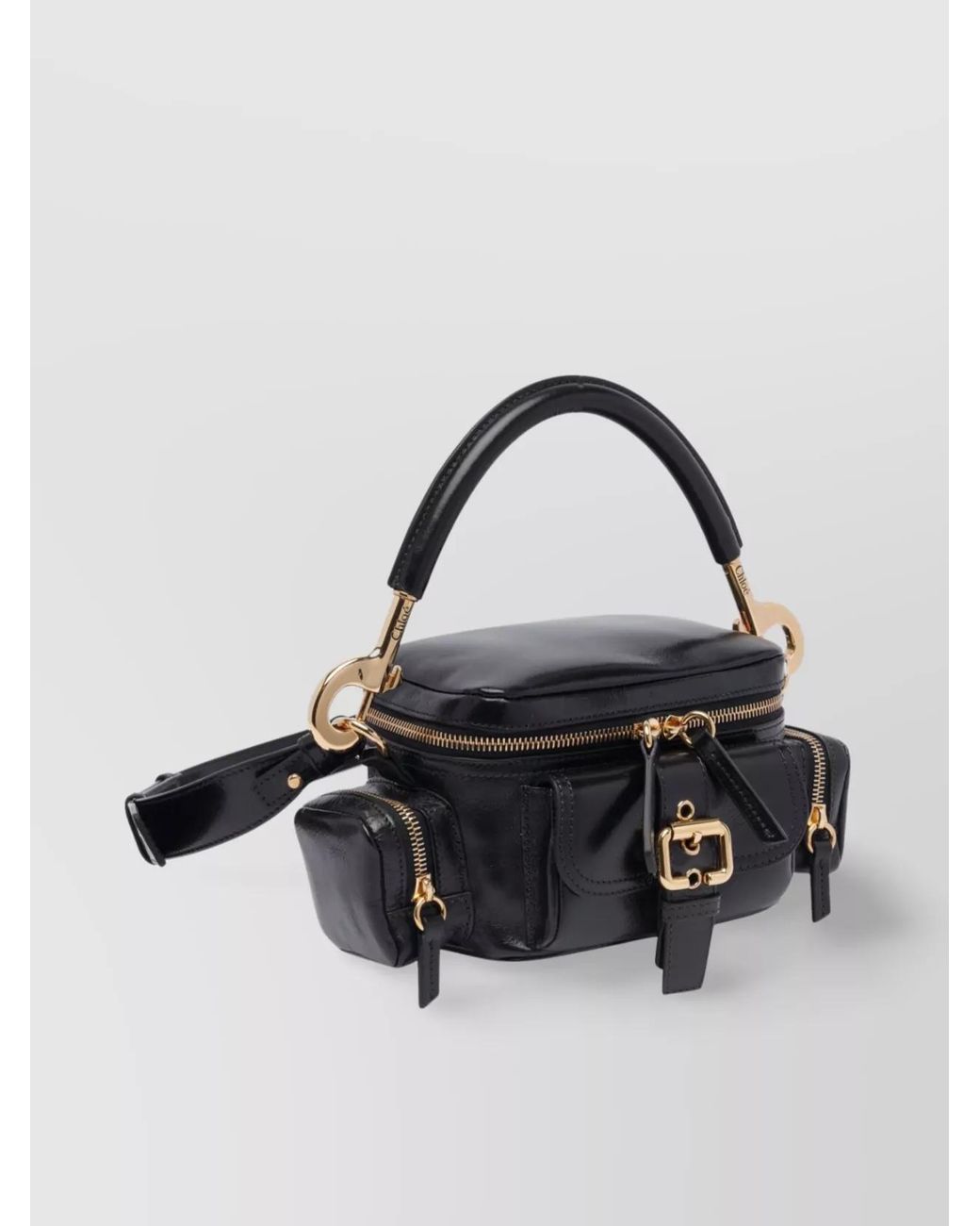 Chloé Metallic Camera Bag Small Leather Shoulder Bag