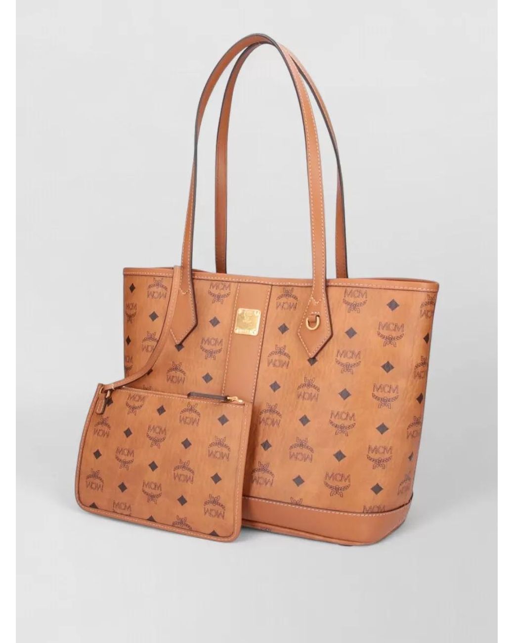 MCM Orange Liz Shoulder Bag
