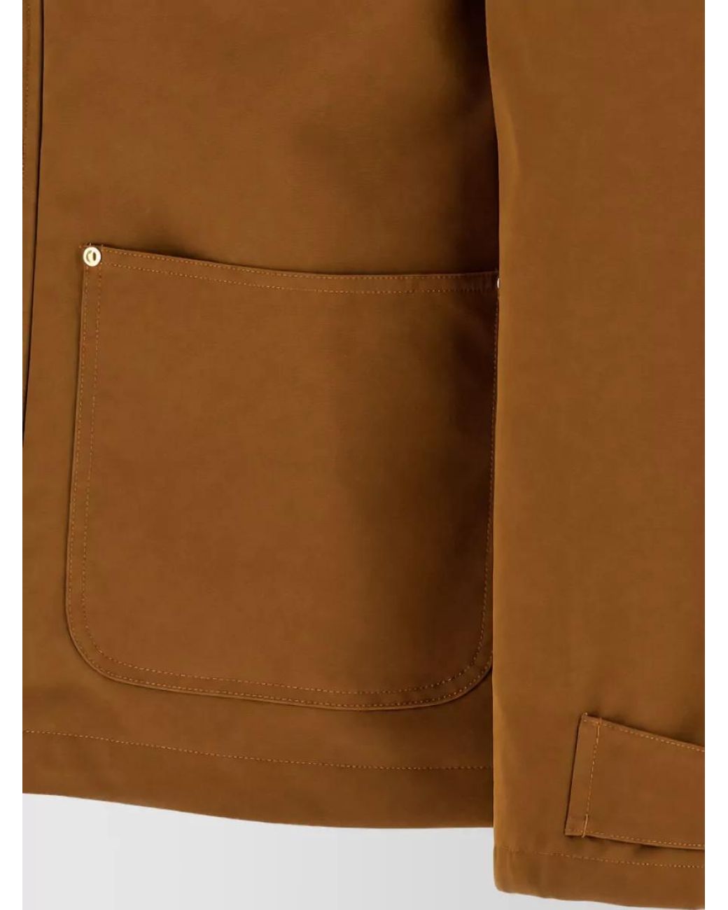 Carhartt Brown Nylon Single-Breasted Jacket for men