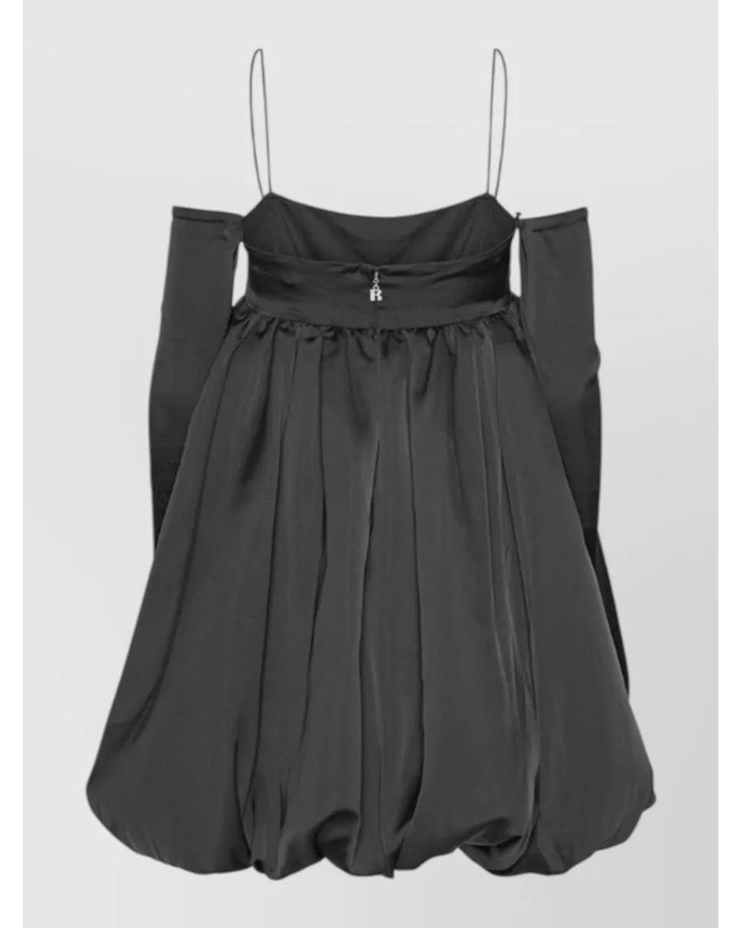 ROTATE BIRGER CHRISTENSEN Black Bubble Mini Dress