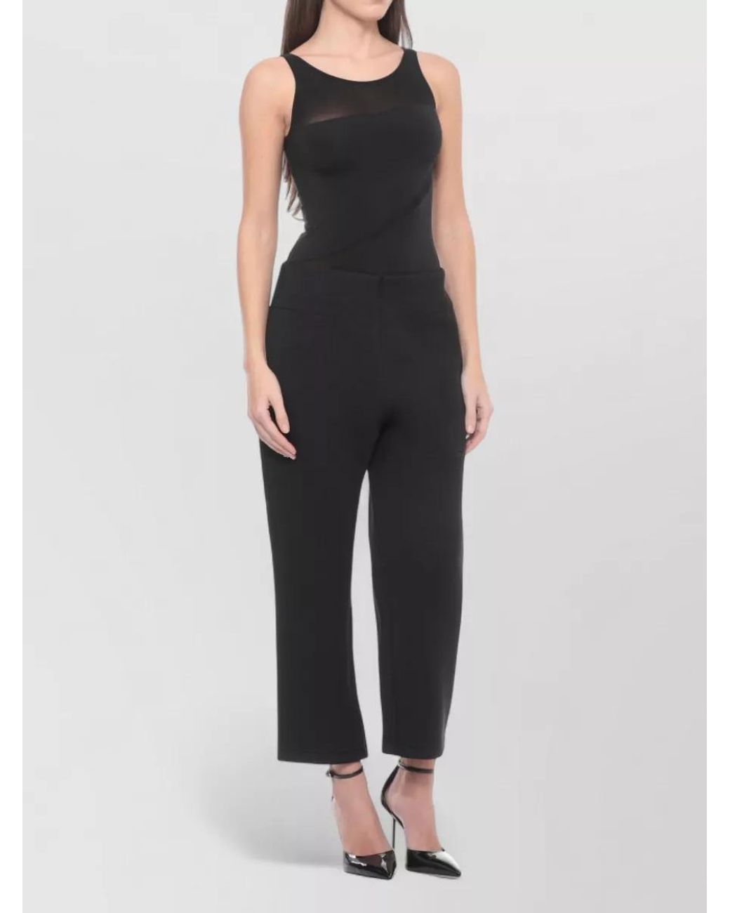 Wolford Black Sleeveless Bodysuit