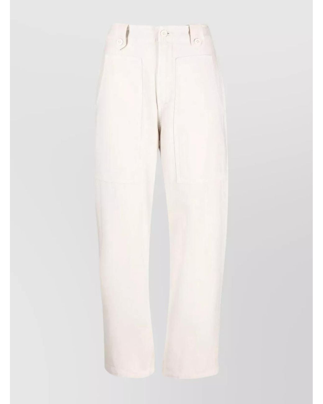 Citizens of Humanity Natural Cotton Straight-Leg Trousers