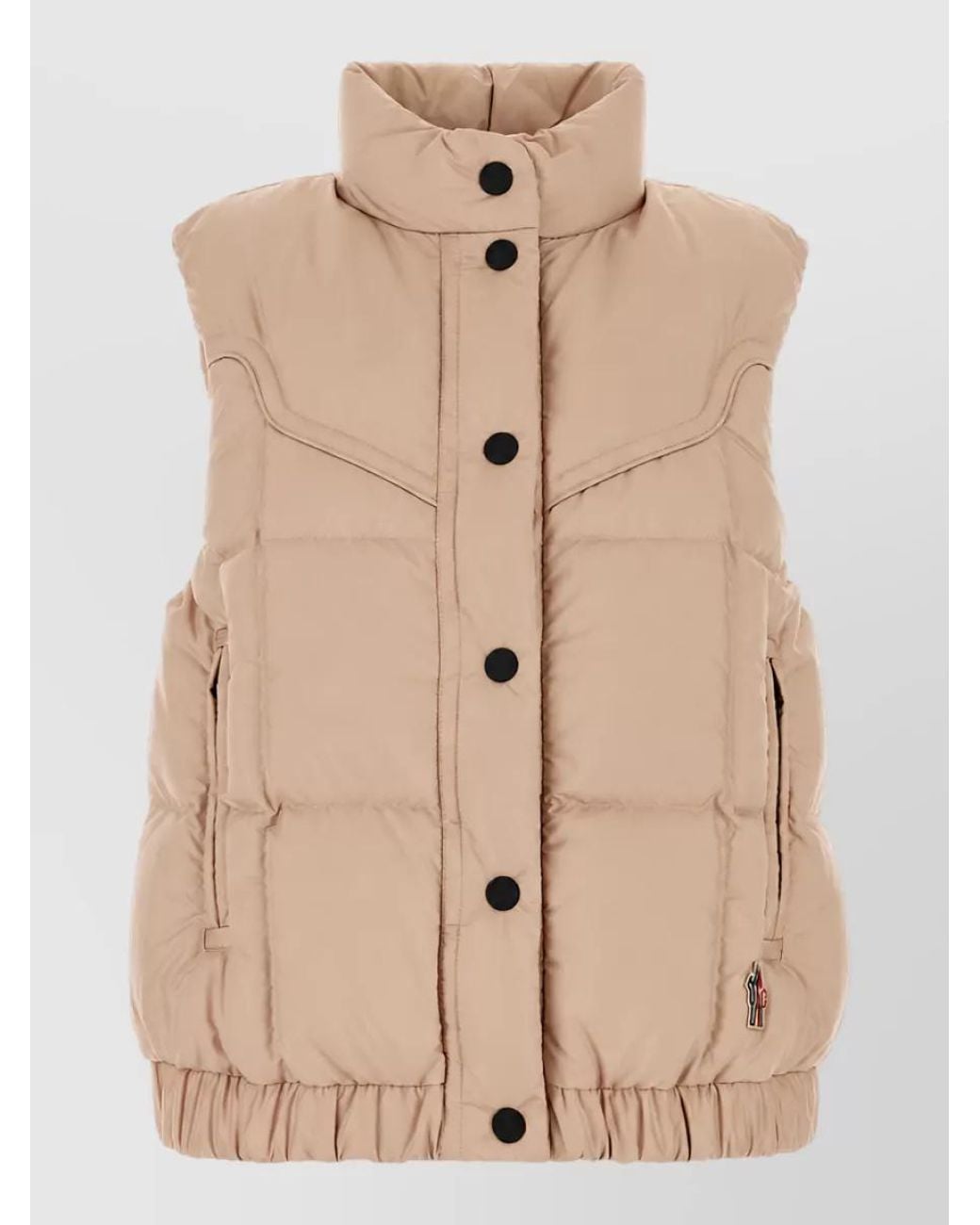 Moncler Natural Down Sleeveless Puffer Jacket
