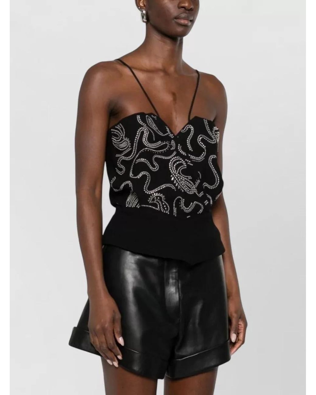 IRO Black Sleeveless Top