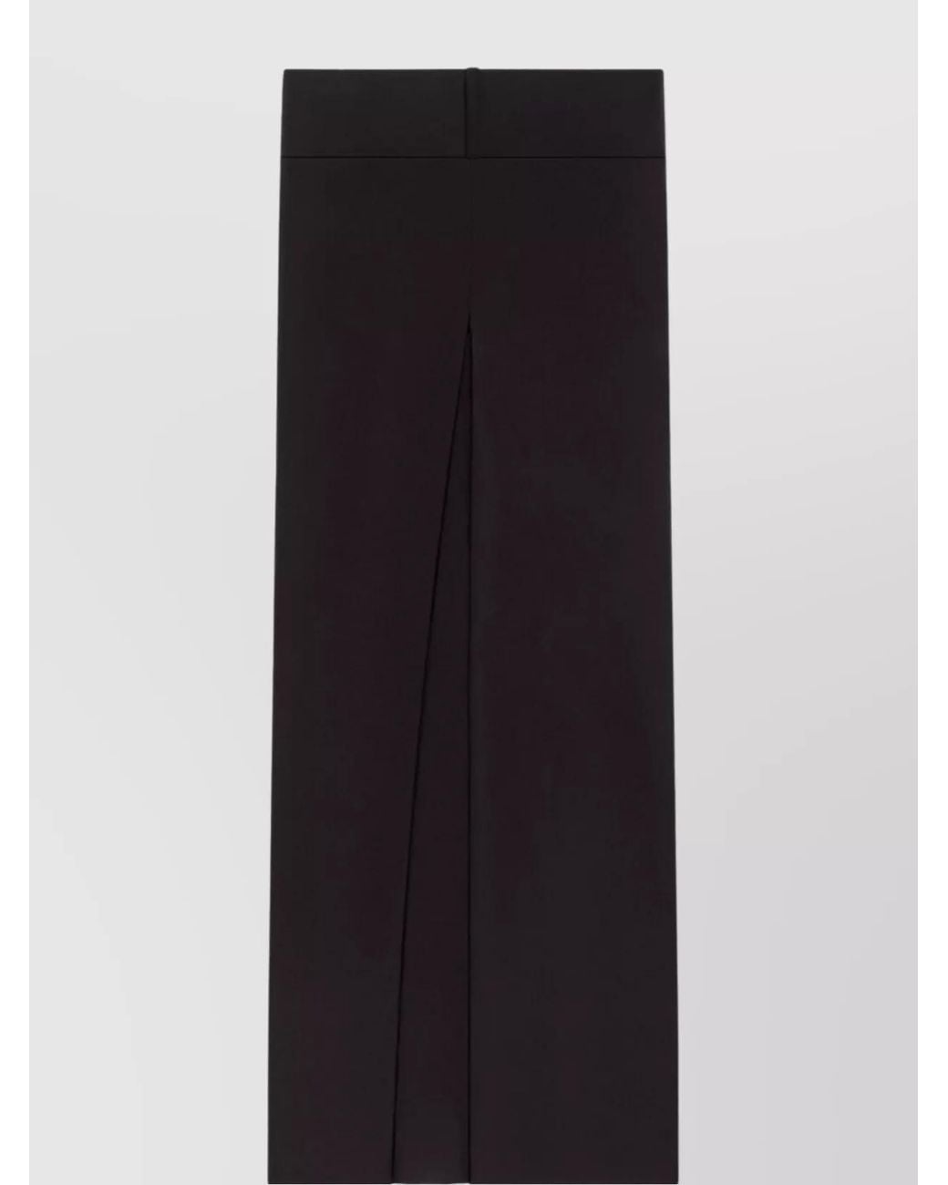Courreges Black Wide-Leg Trousers