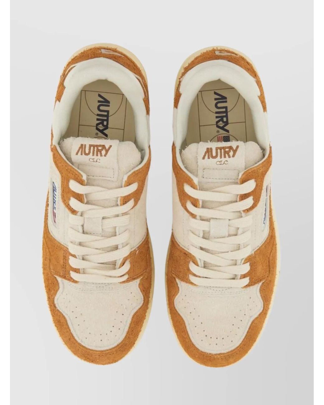 Autry Metallic Leather Low-Top Sneakers for men
