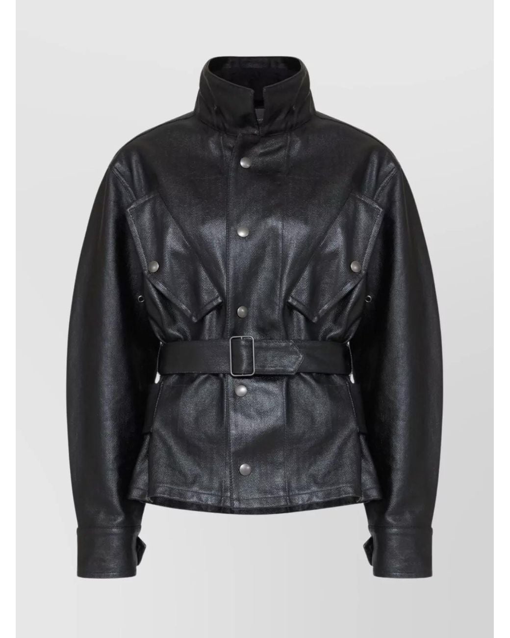 Maison Margiela Black Belted Jacket