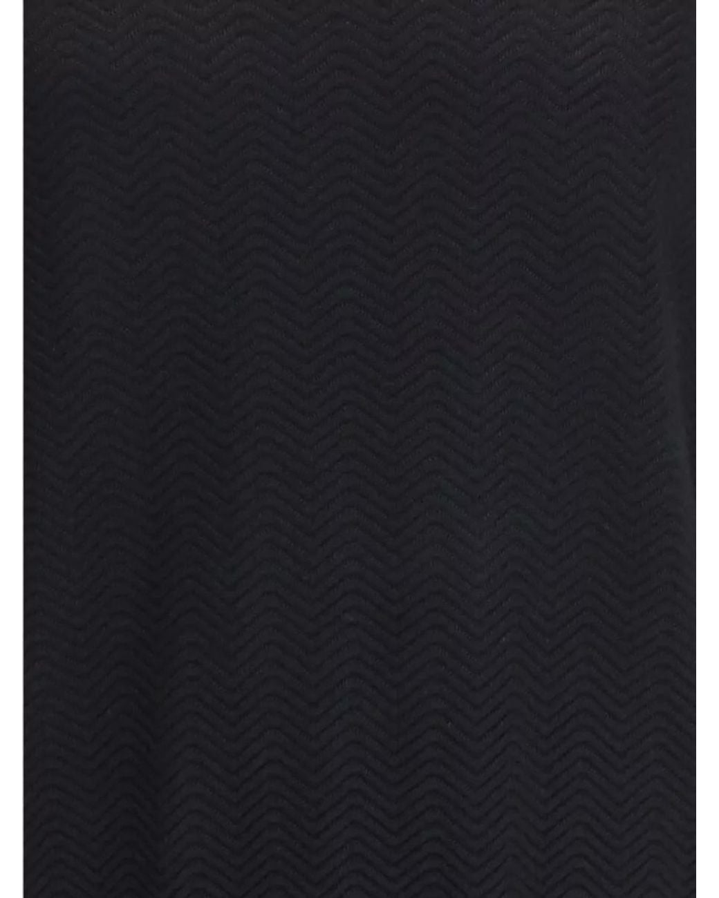 Giorgio Armani Black Silk Short-Sleeve Textured-Knit T-Shirt for men