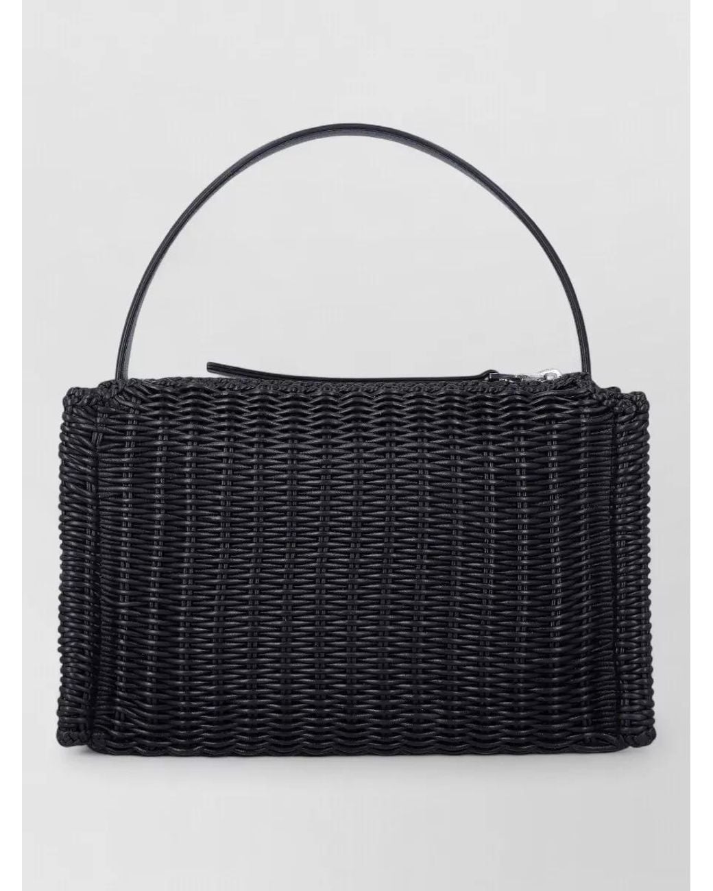 J.W. Anderson Black Loafer Bag Woven Lamb Leather Clutch Bag
