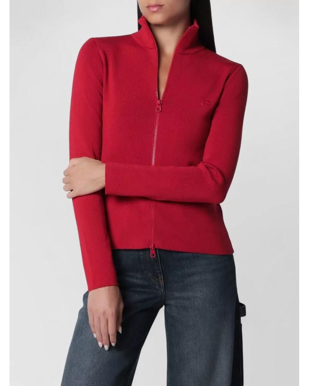 Courreges Red Jumper