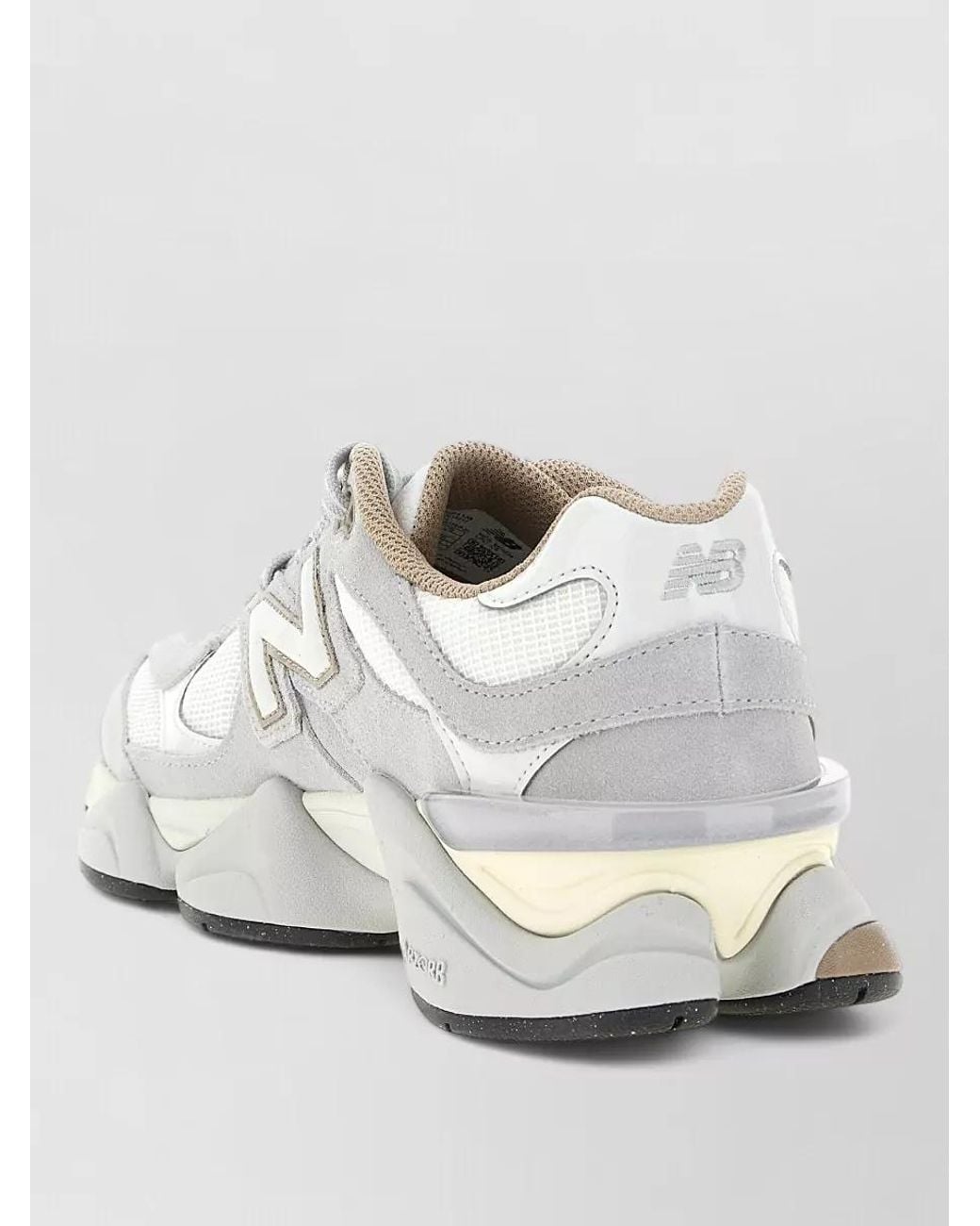 New Balance White Low-Top Sneakers