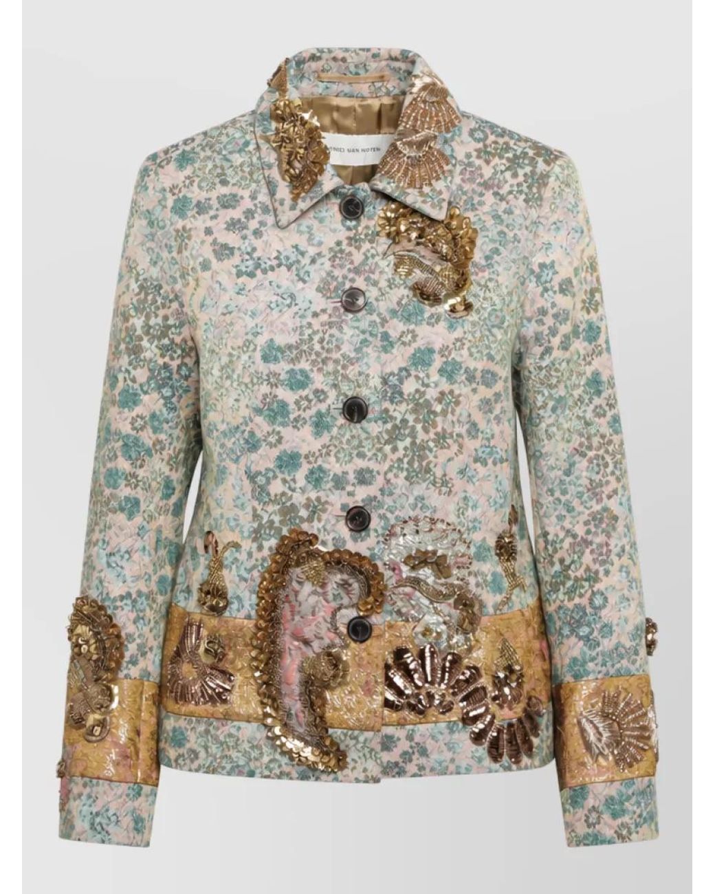 Dries Van Noten Multicolor Fitted Jacket