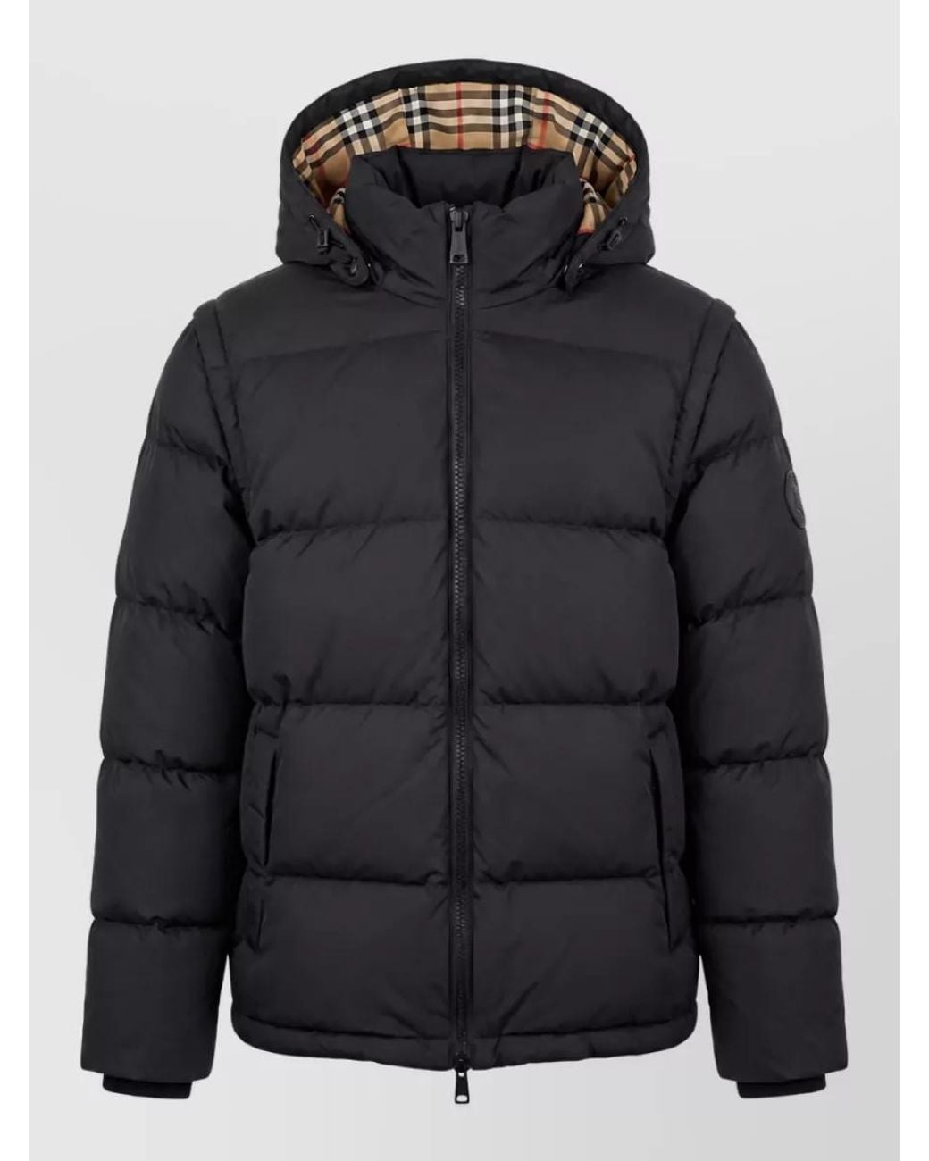 Burberry Black Down Puffer Jacket for men