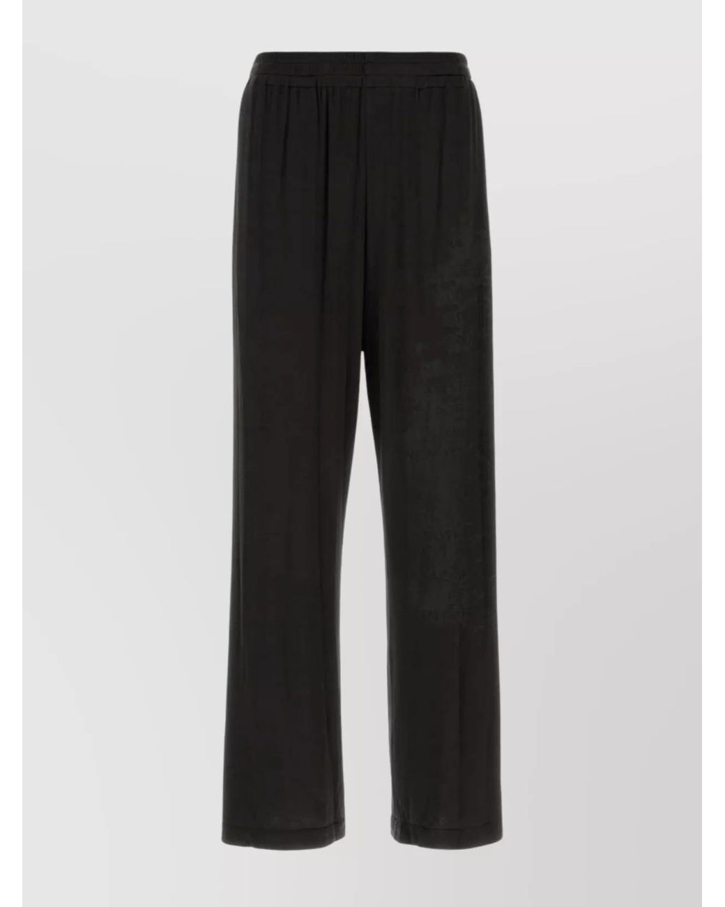 DIESEL Black Wide-Leg Trousers for men