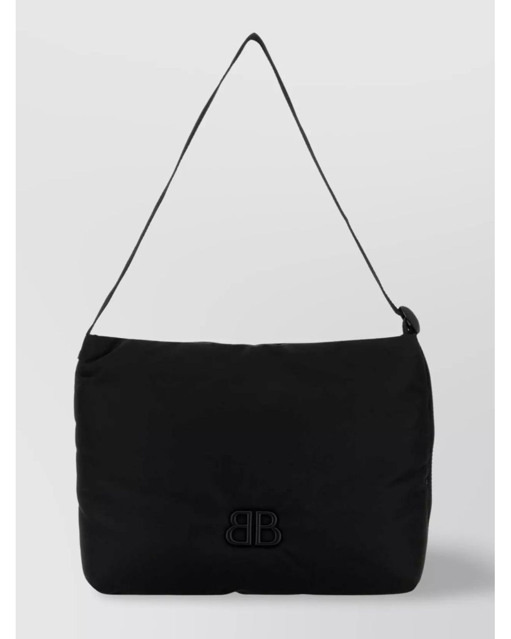 Balenciaga Black Cotton Shoulder Bag for men