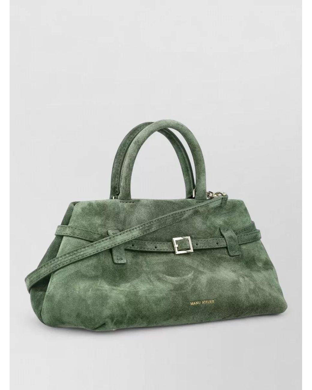 MANU Atelier Green Na Calf Leather Shoulder Bag