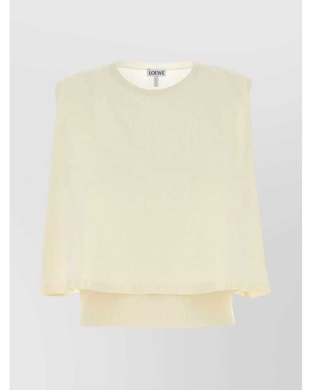 Loewe Natural Wool Sleeveless Knitted Top