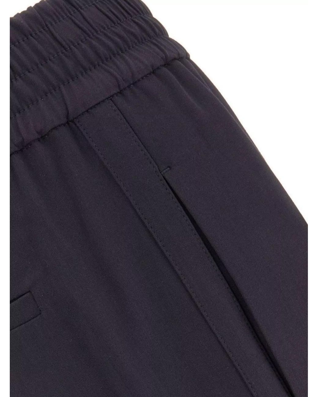Brunello Cucinelli Blue Mid-Rise Pleated Tailored Trousers