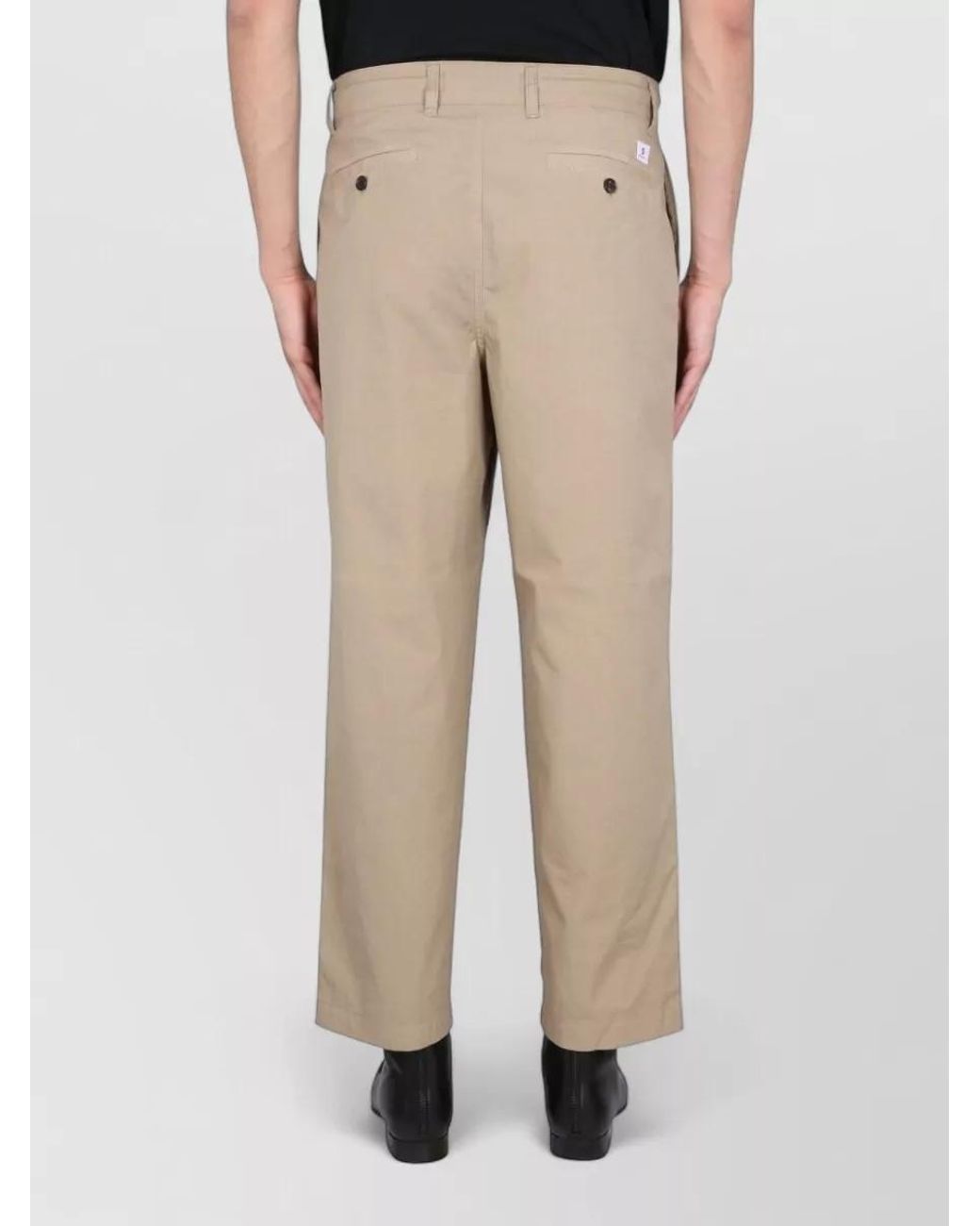 Department 5 Natural Cotton Straight-Leg Trousers for men