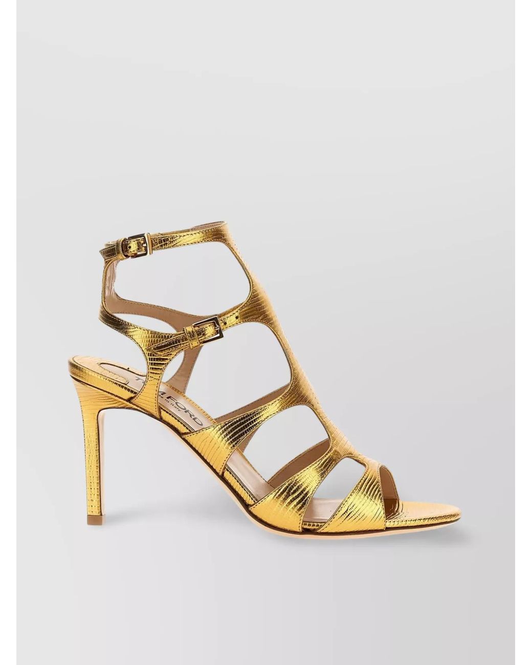 Tom Ford Metallic Leather Paradis Sandals