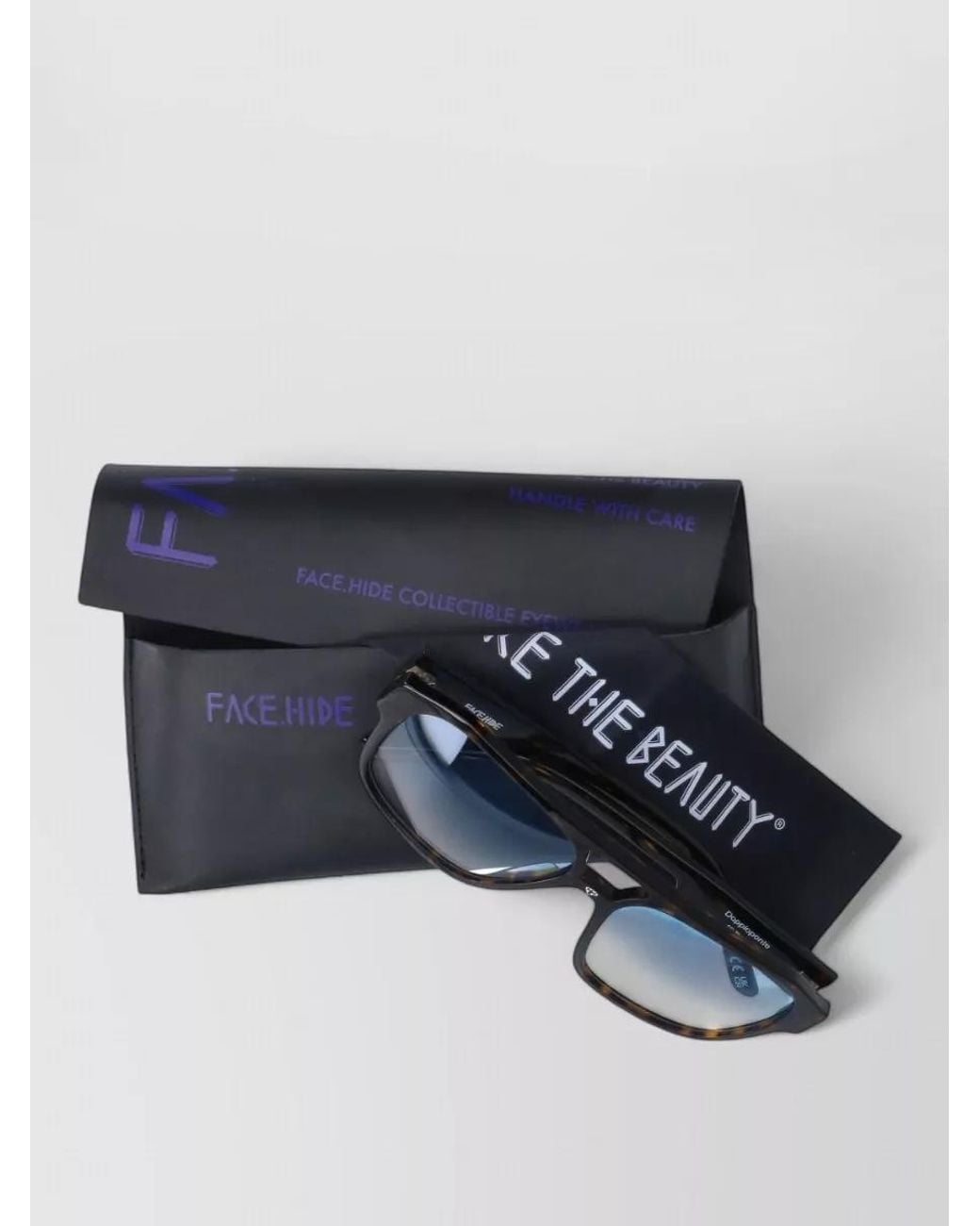 Facehide Blue Acetate Sunglasses