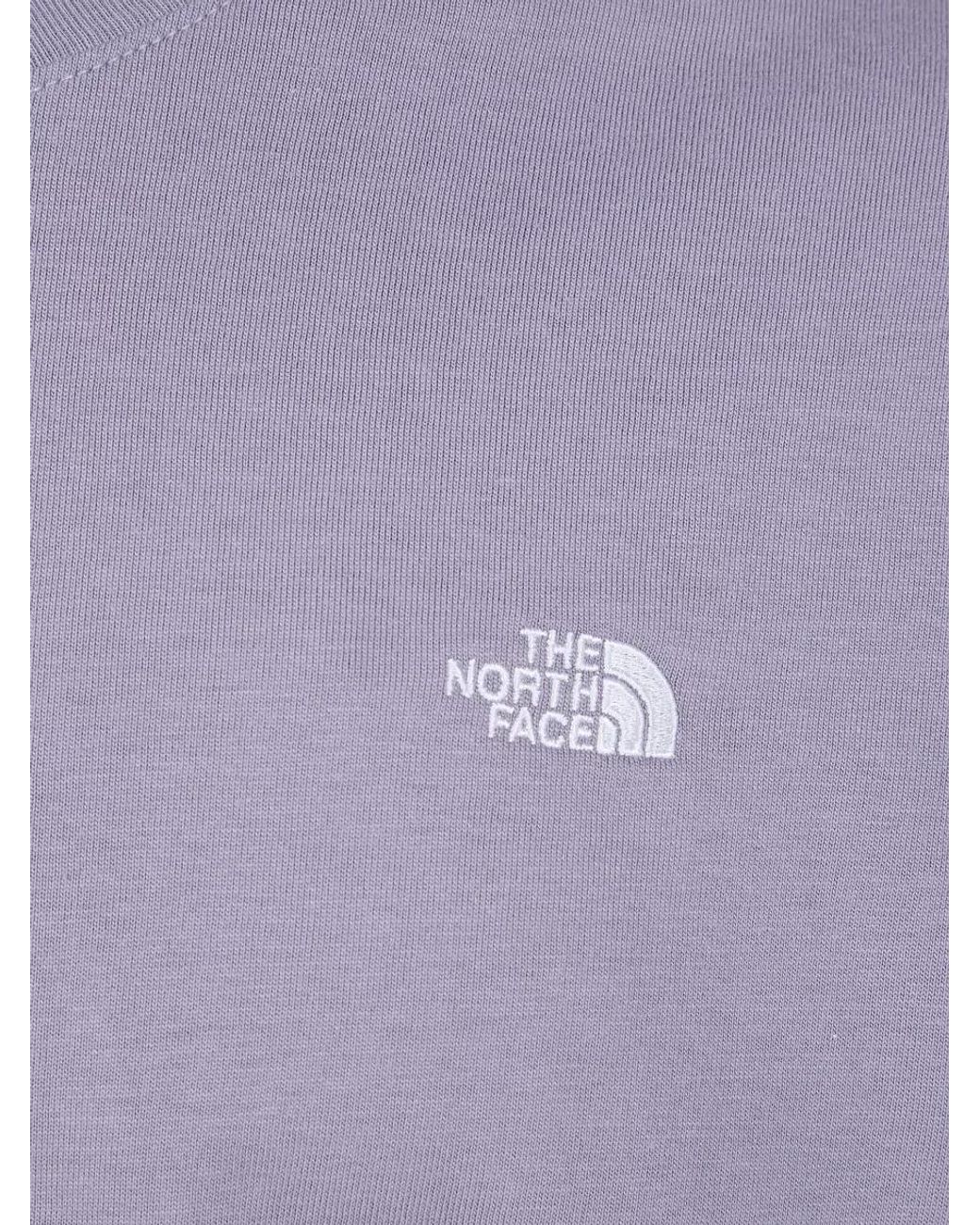The North Face Purple Cotton Short-Sleeve T-Shirt