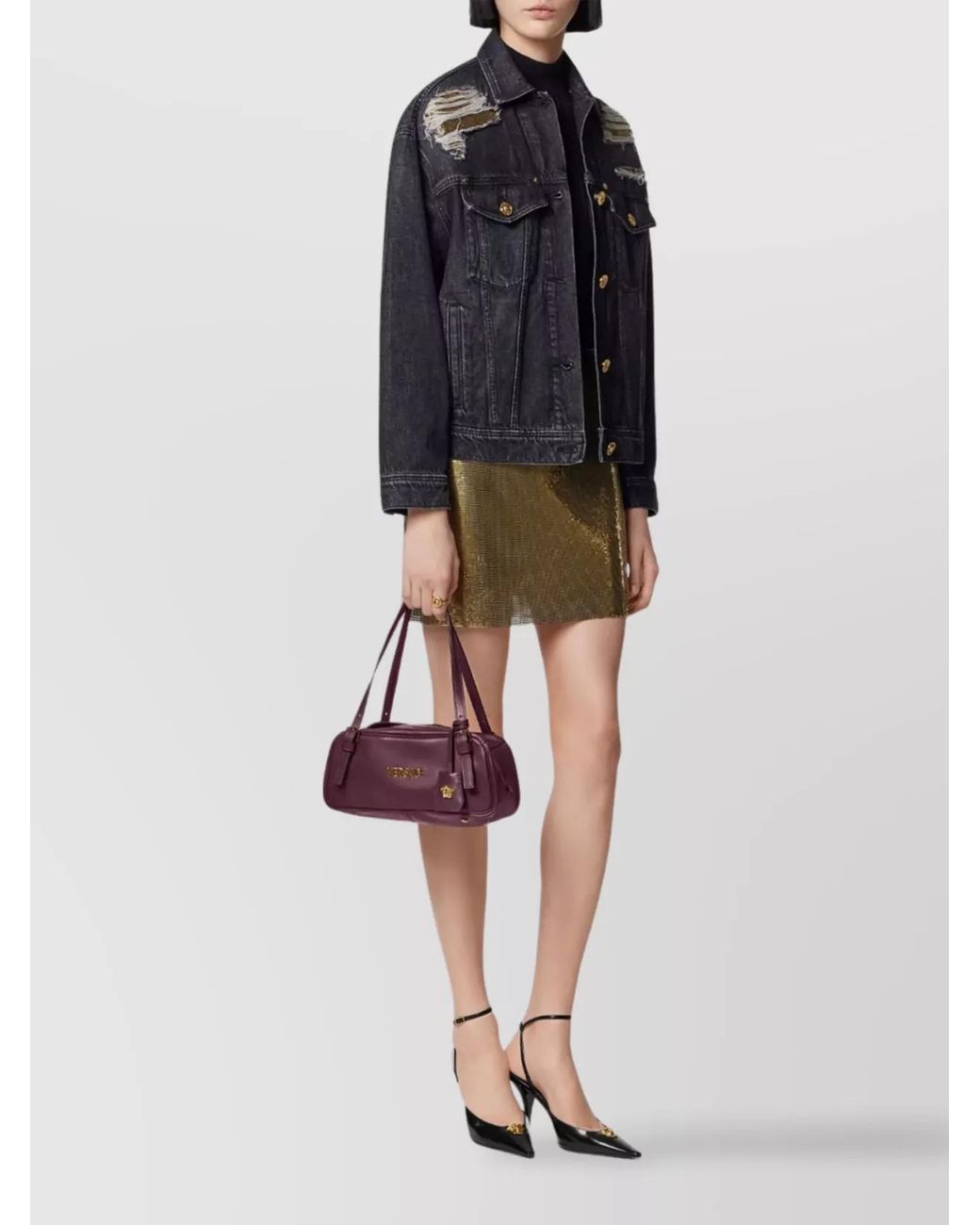 Versace Blue Denim Jacket