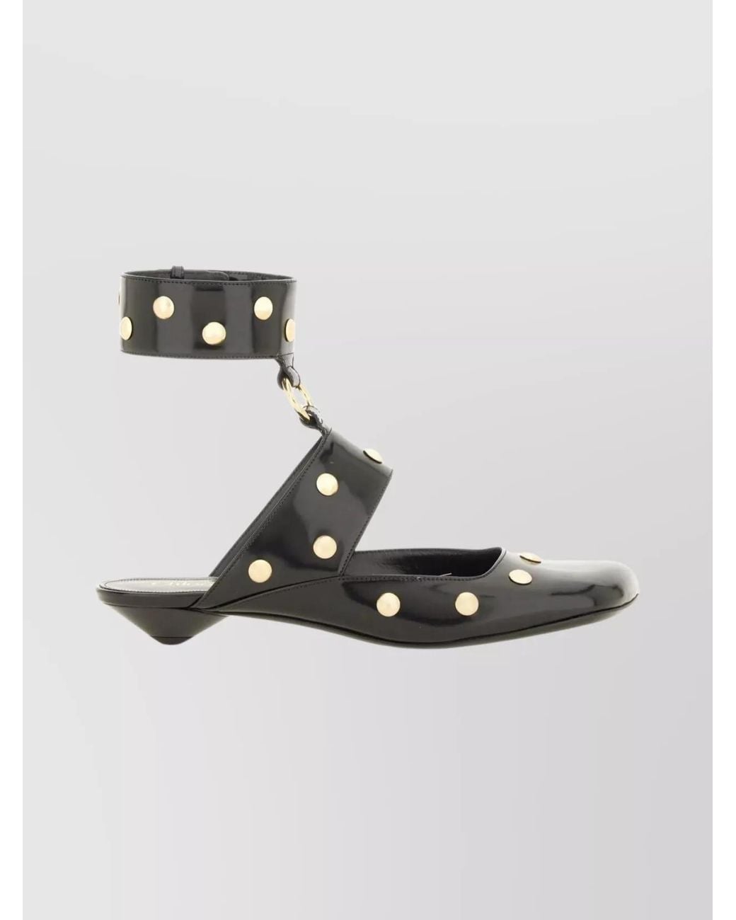 Chloé Metallic Leather Jade Sandals