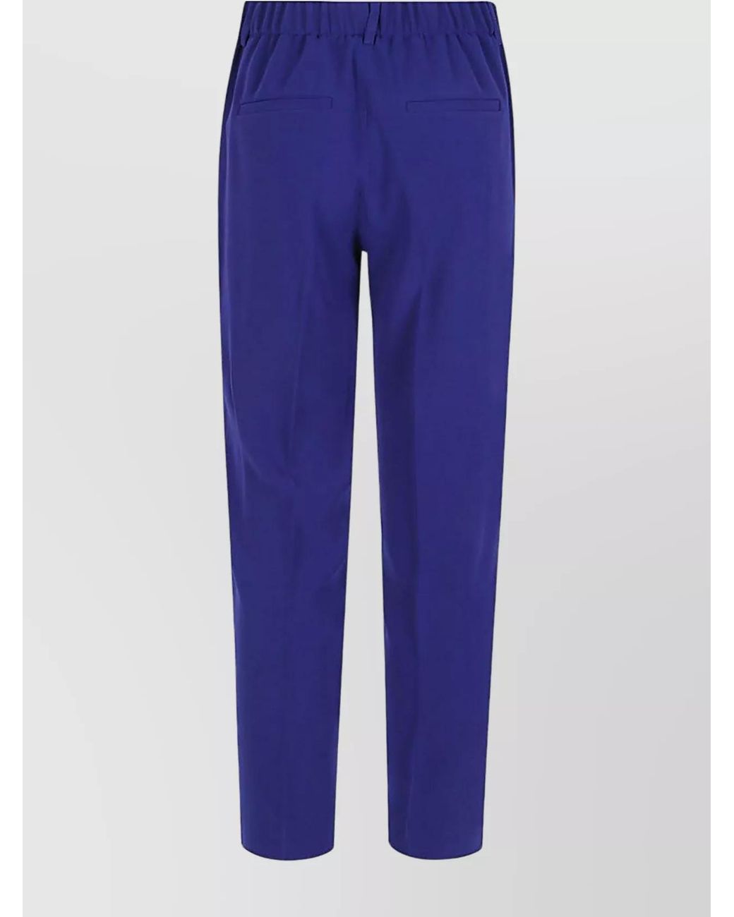 Alberto Biani Blue Straight-Leg Tailored Trousers