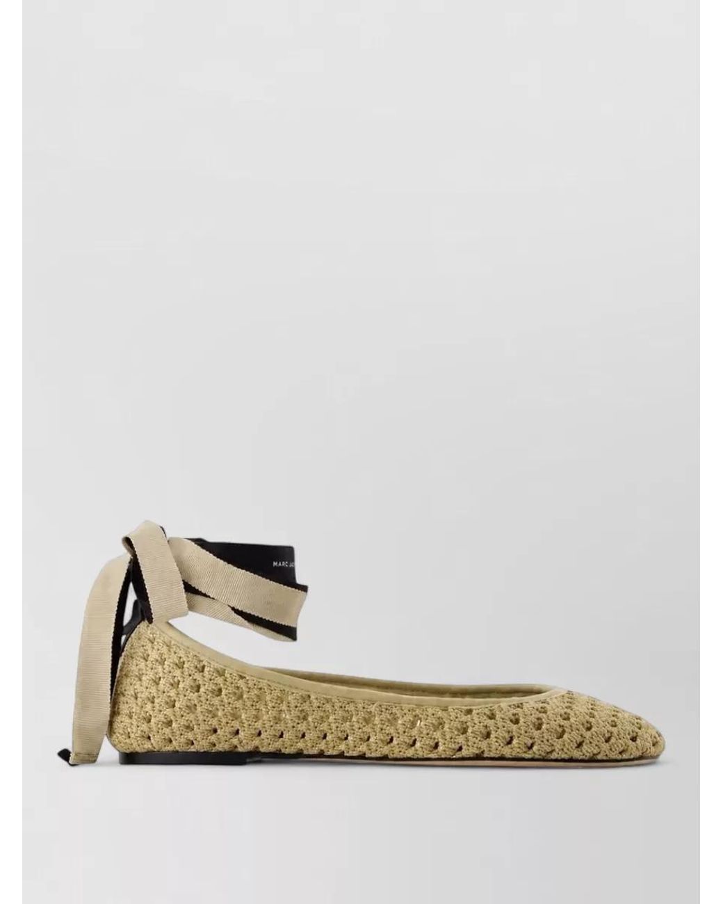 Marc Jacobs Metallic Logo Ballerina Shoes