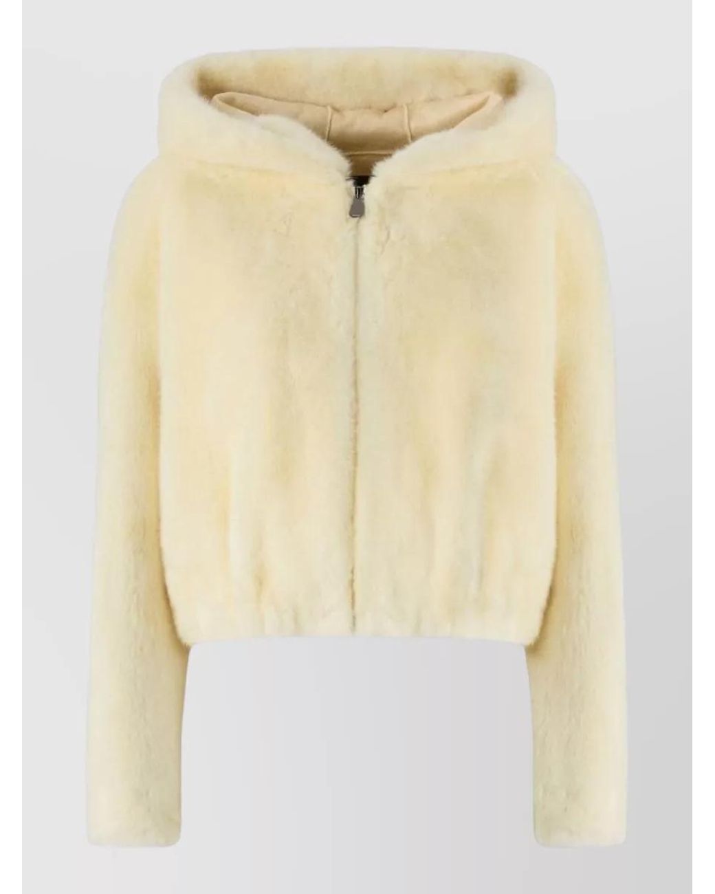 Pinko Natural Faux Fur Coat
