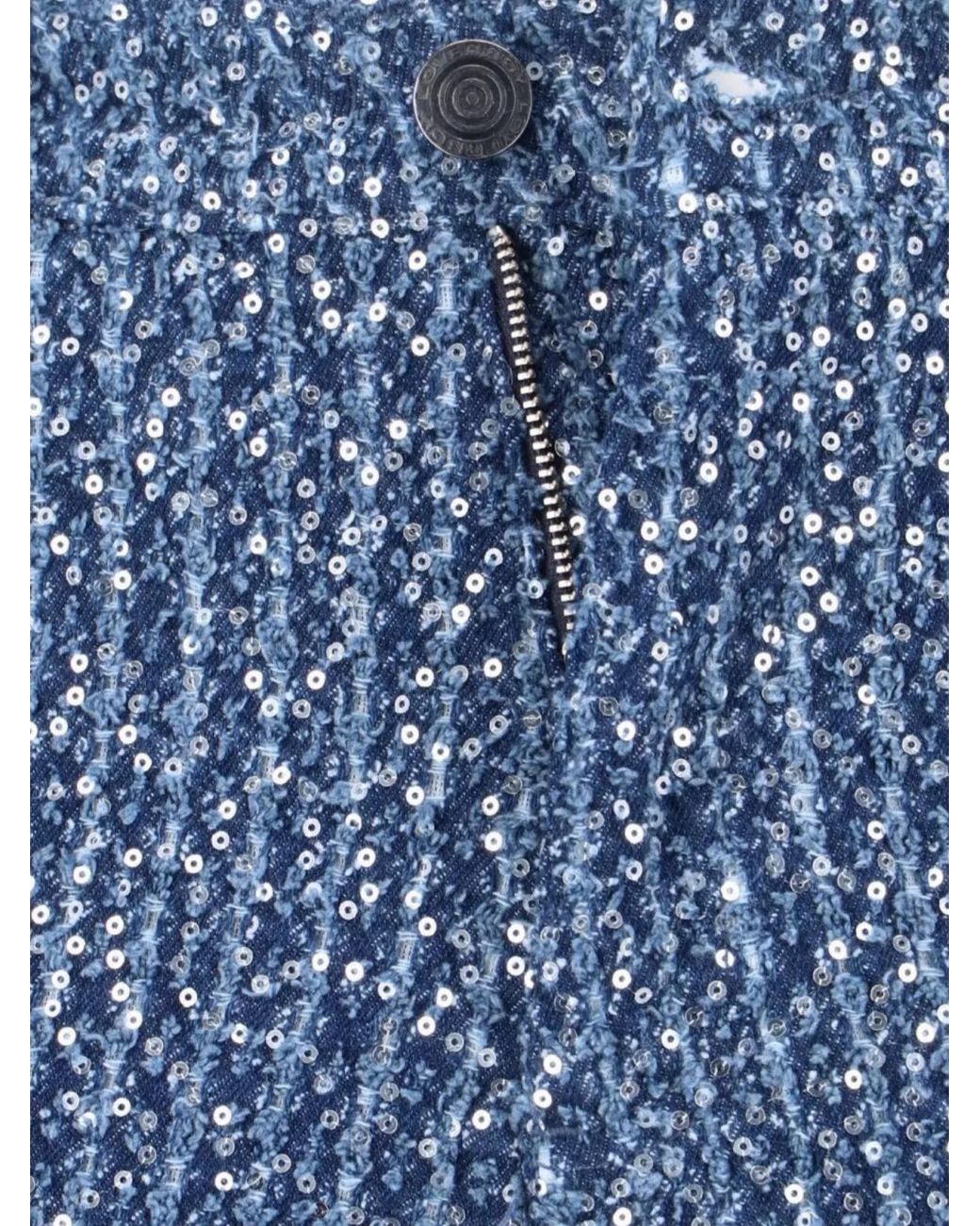 Charles Jeffrey Blue Cotton Straight-Leg Trousers for men