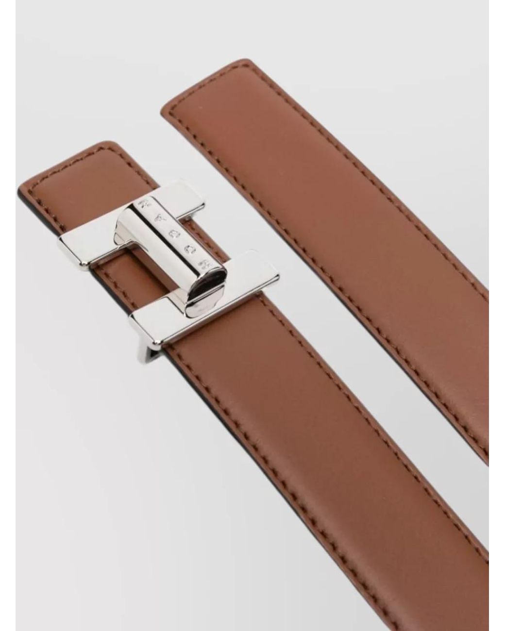 Hogan Brown Leather Belt